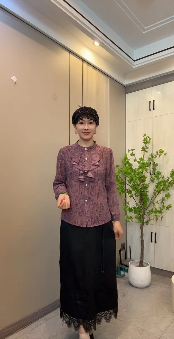 224夏季堆堆领衬衣