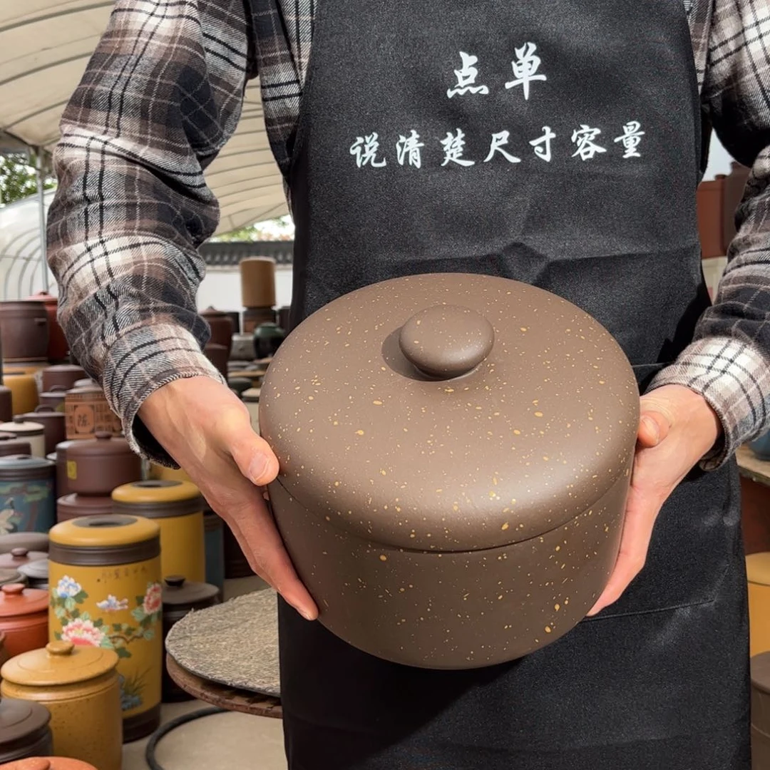 紫砂茶叶罐5 饼茶叶罐