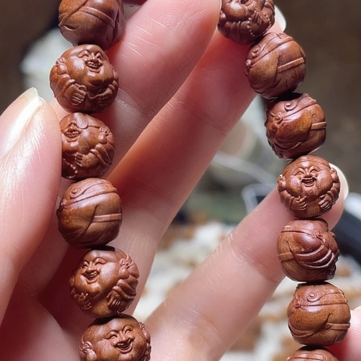 吊坠橄榄核龙纹陶核