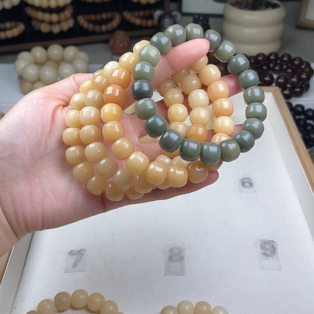 菩提根/象牙果手串福利汉堡珠瑕疵不补