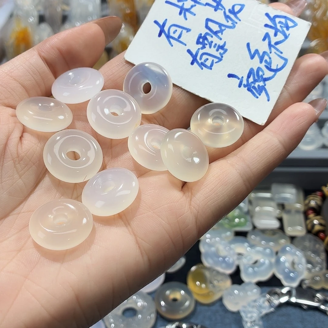 玛瑙/玉髓未镶嵌吊坠(不含链)