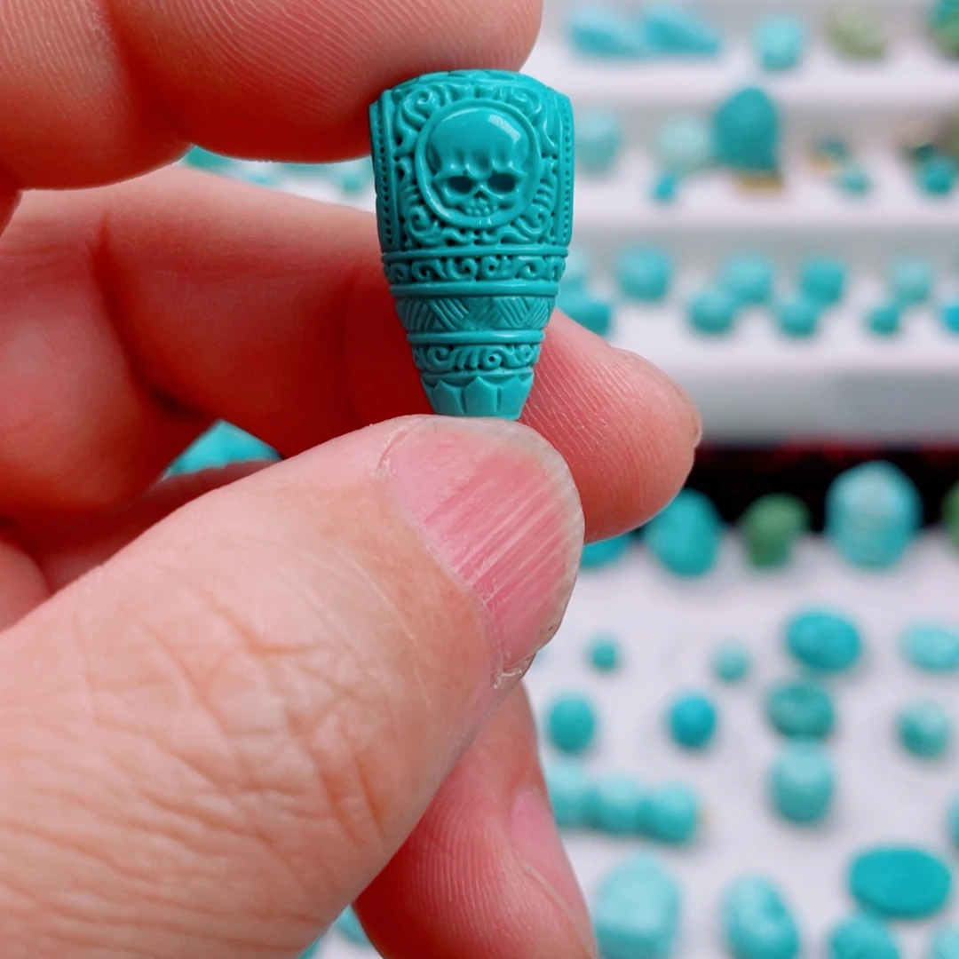 绿松石未镶嵌吊坠(不含链)