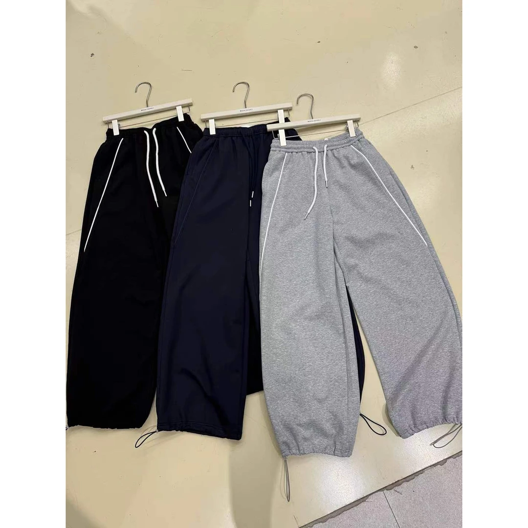 【仙仙推荐】WUZHINVHAI抽绳束脚休闲卫裤85297