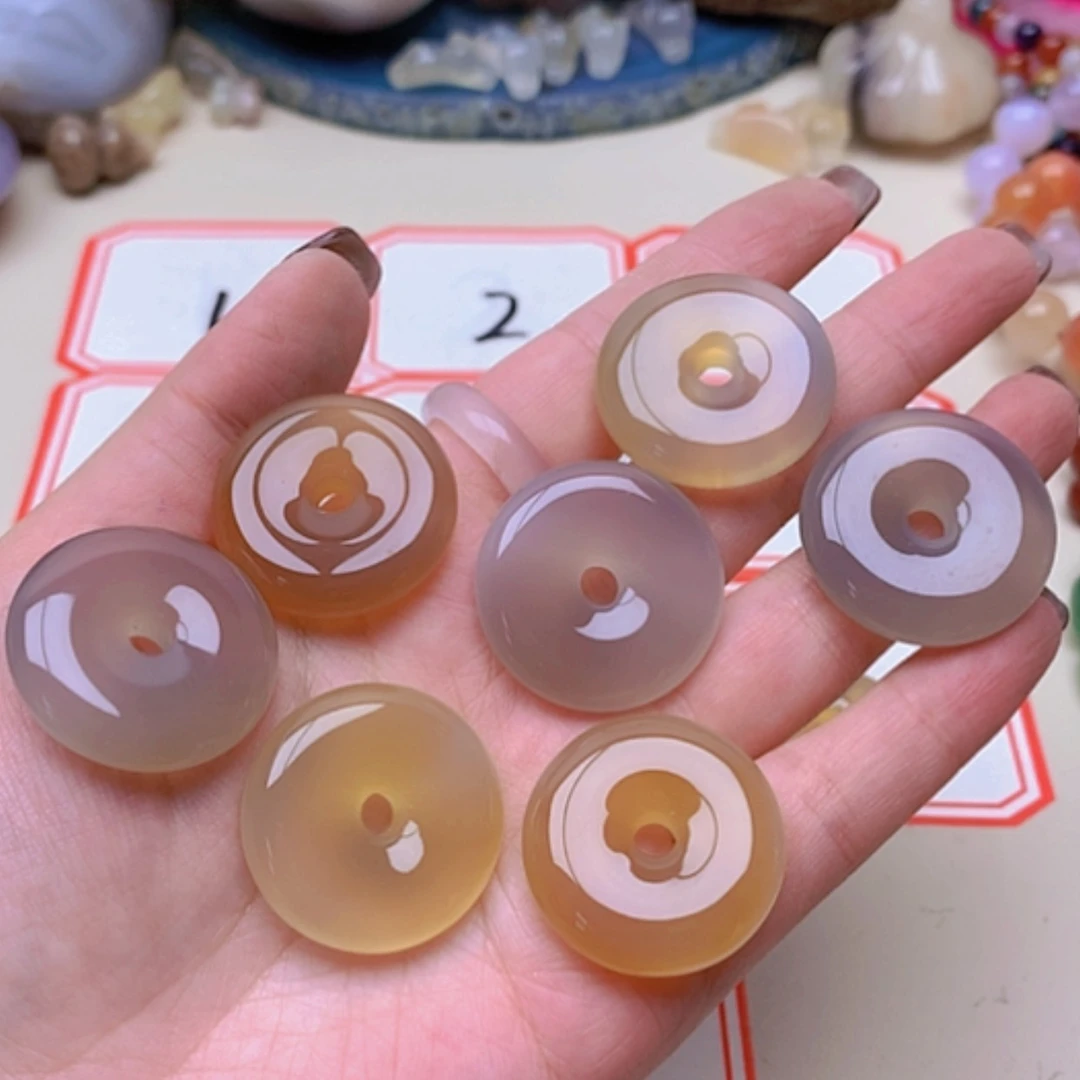 【闪购商品】未镶嵌玛瑙/玉髓珠宝半成品青****我