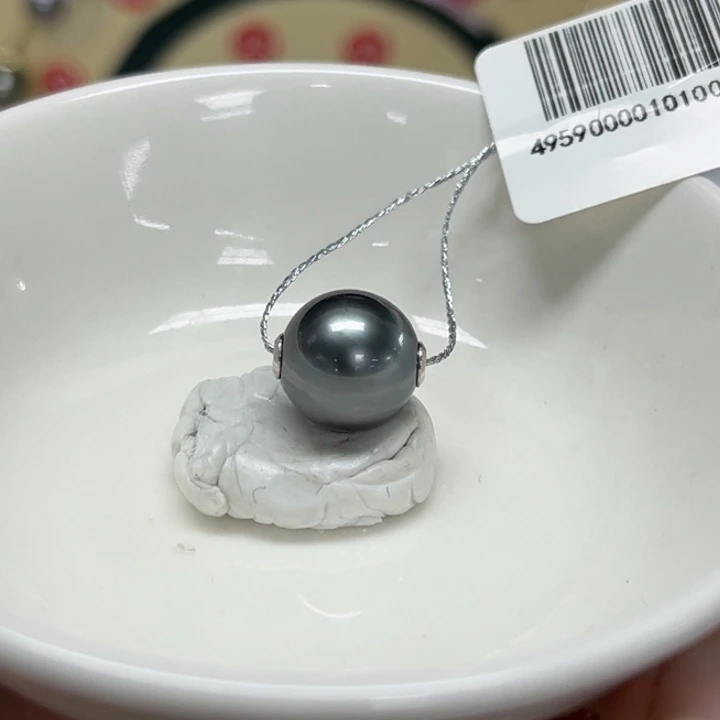 海水珍珠颈饰银S925镶嵌10-11mm 50号