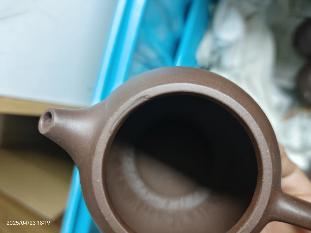 微瑕   龙蛋西施壶宜兴紫砂壶半手工制作老紫泥150cc左右