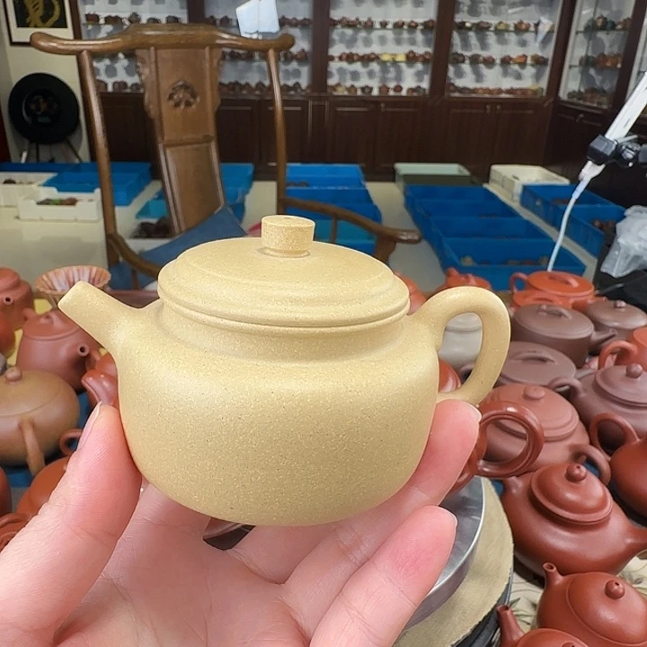 紫砂茶壶德钟本绿