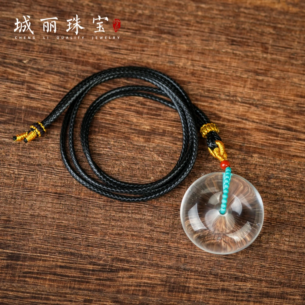 非金属皮质吊坠 【城丽】y7月喜马拉雅平安扣吊坠/个FL-3388-1