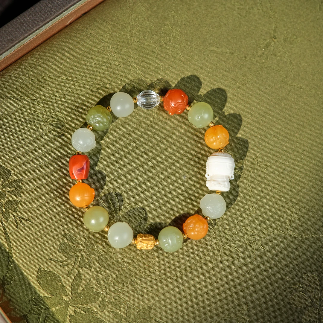 左边婷姐丨和田玉手串（B1465）