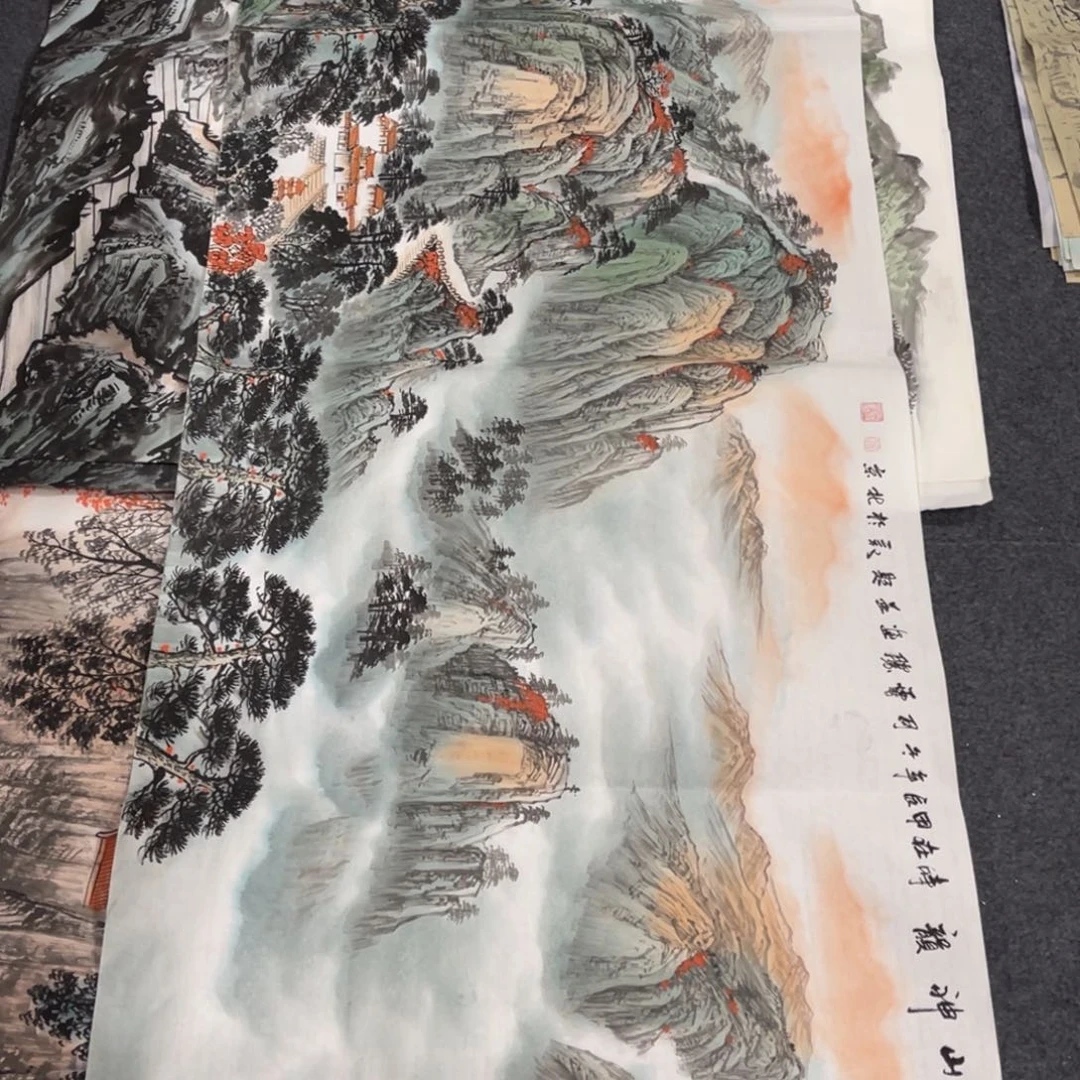 国画处理作品看好再拍哦