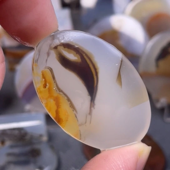 玛瑙/玉髓吊坠(不含链)未镶嵌