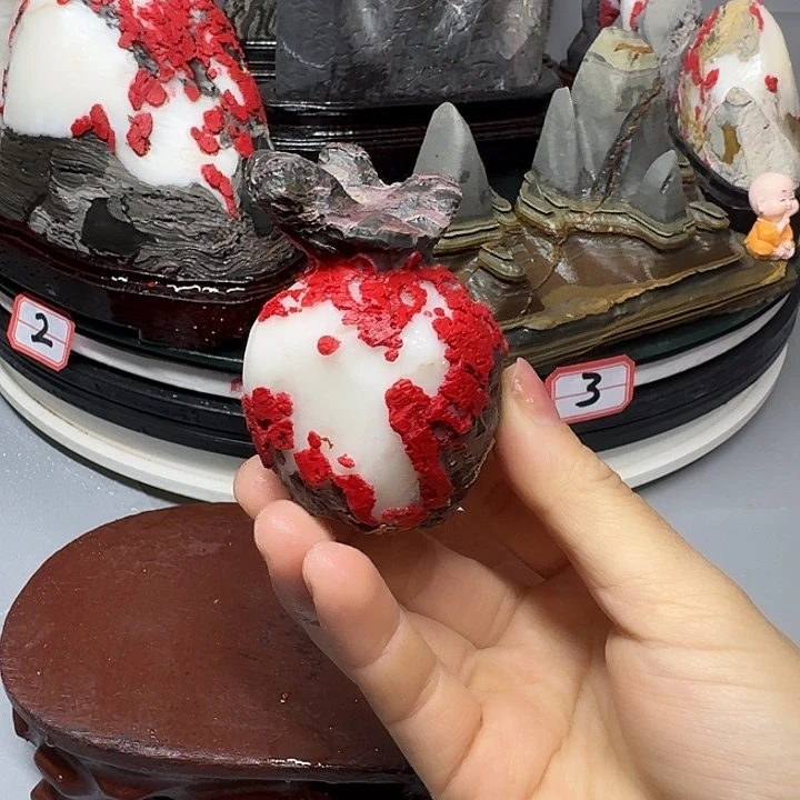 石材龙**风灵璧石白灵玉