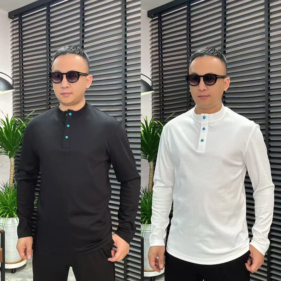 张先生欧货•8966春夏款男士圆领商务休闲时尚简约百搭打底长袖