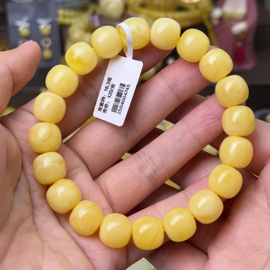 手串蜜蜡未镶嵌11+老型手串