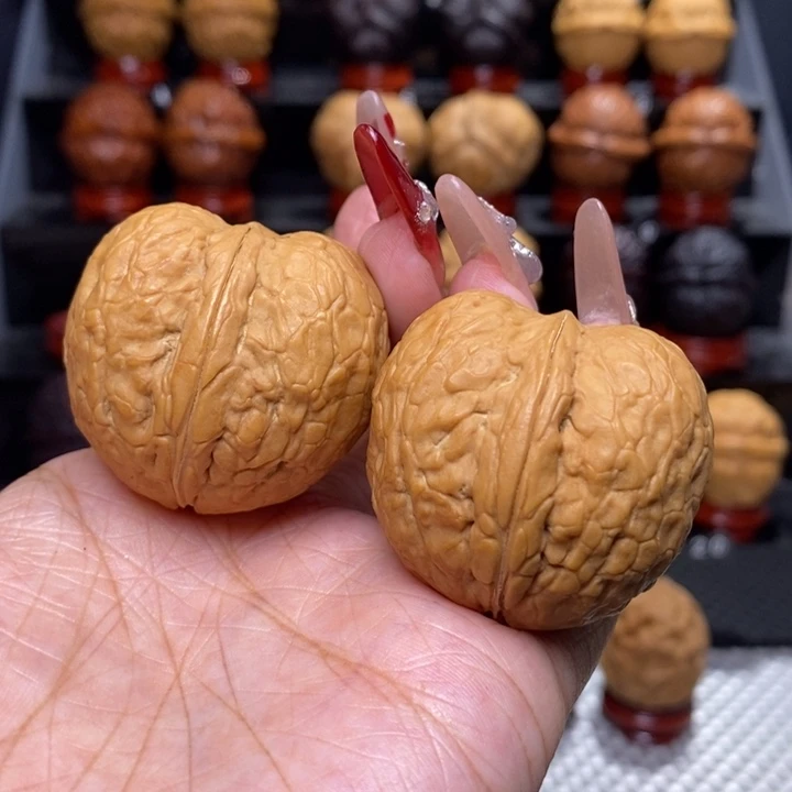 文玩核桃把件～*寿星元宝12号