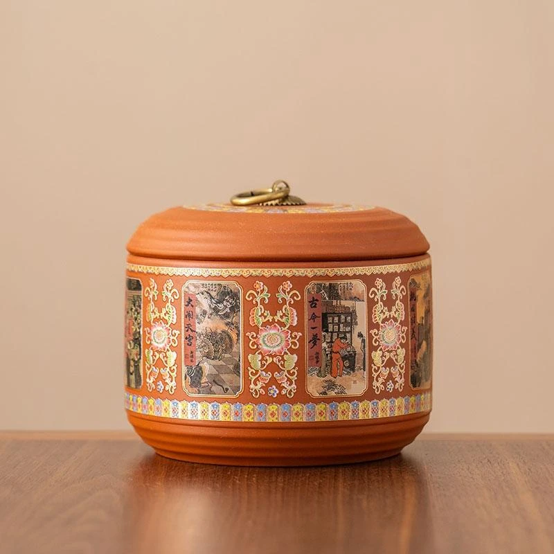 DSTC-精美紫砂茶叶收纳罐G006用于长久储存茶叶保持茶香的高品质