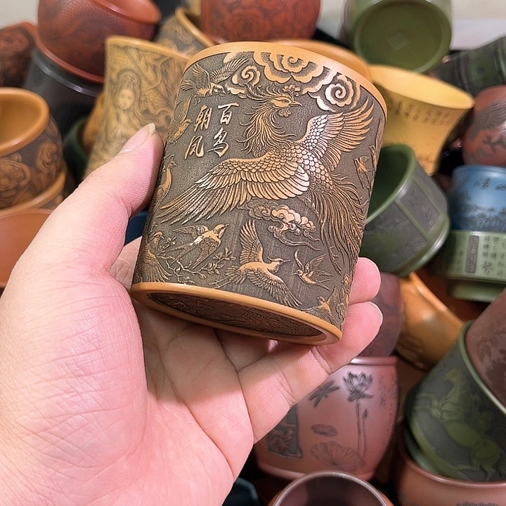 茶杯紫砂全手工紫砂主人杯