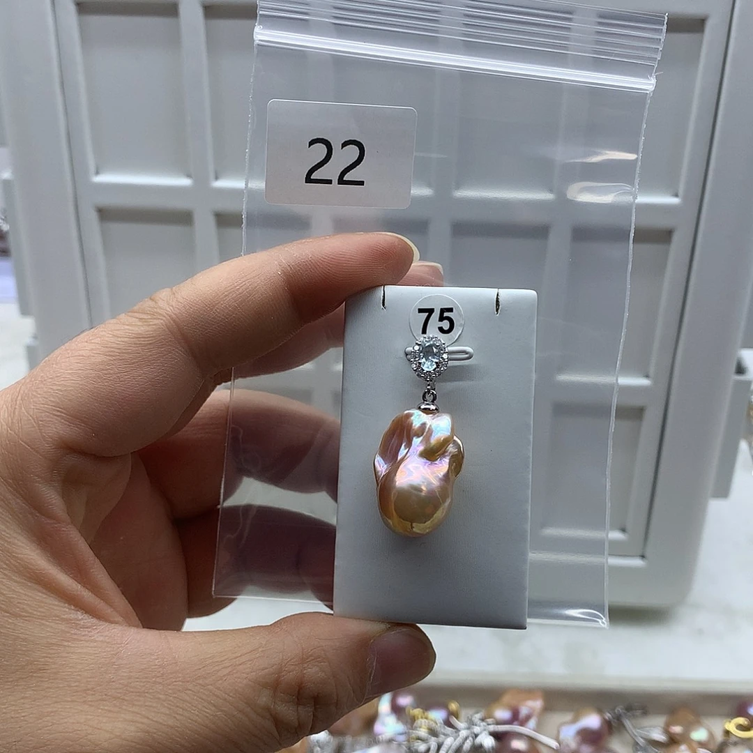 吊坠(不含链)合金淡水珍珠