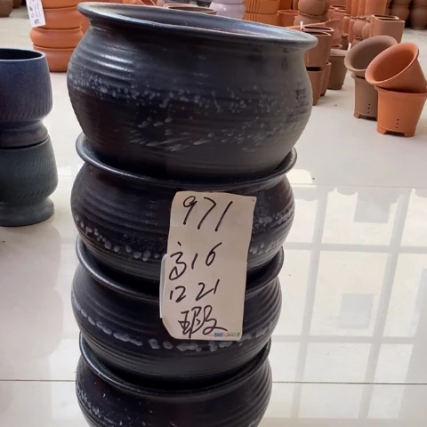 粗陶红陶绿植花盆971