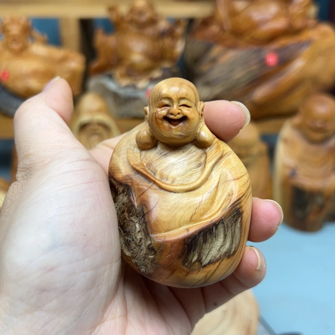 柏木崖柏木摆件手把件46