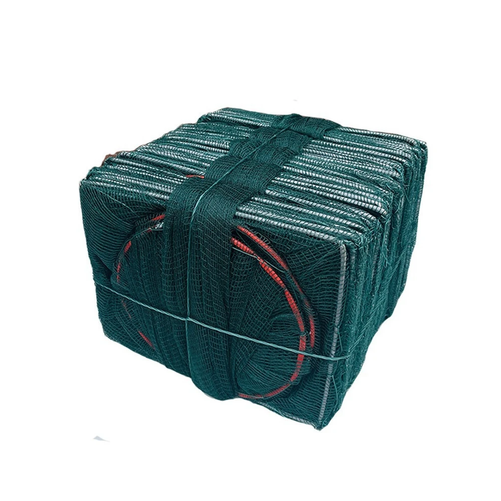 加大虾笼鱼网龙虾网折叠鱼笼龙虾黄鳝泥鳅河虾笼渔网抓河虾加厚