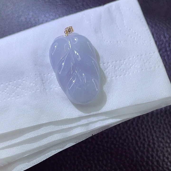 定制翡翠18K金镶嵌翡翠