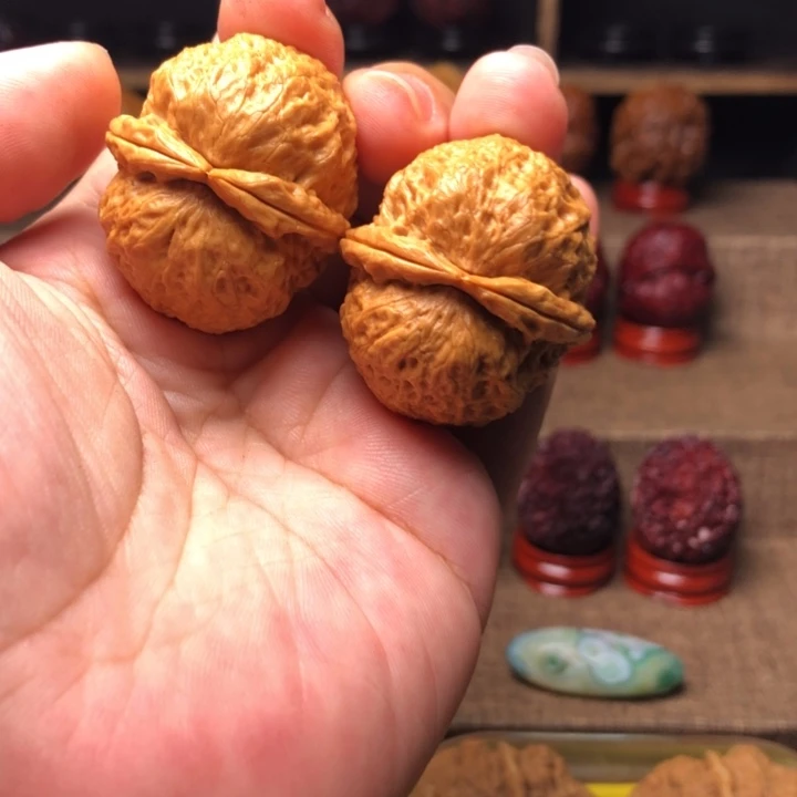 把件橄榄核53玉面鹦鹉36