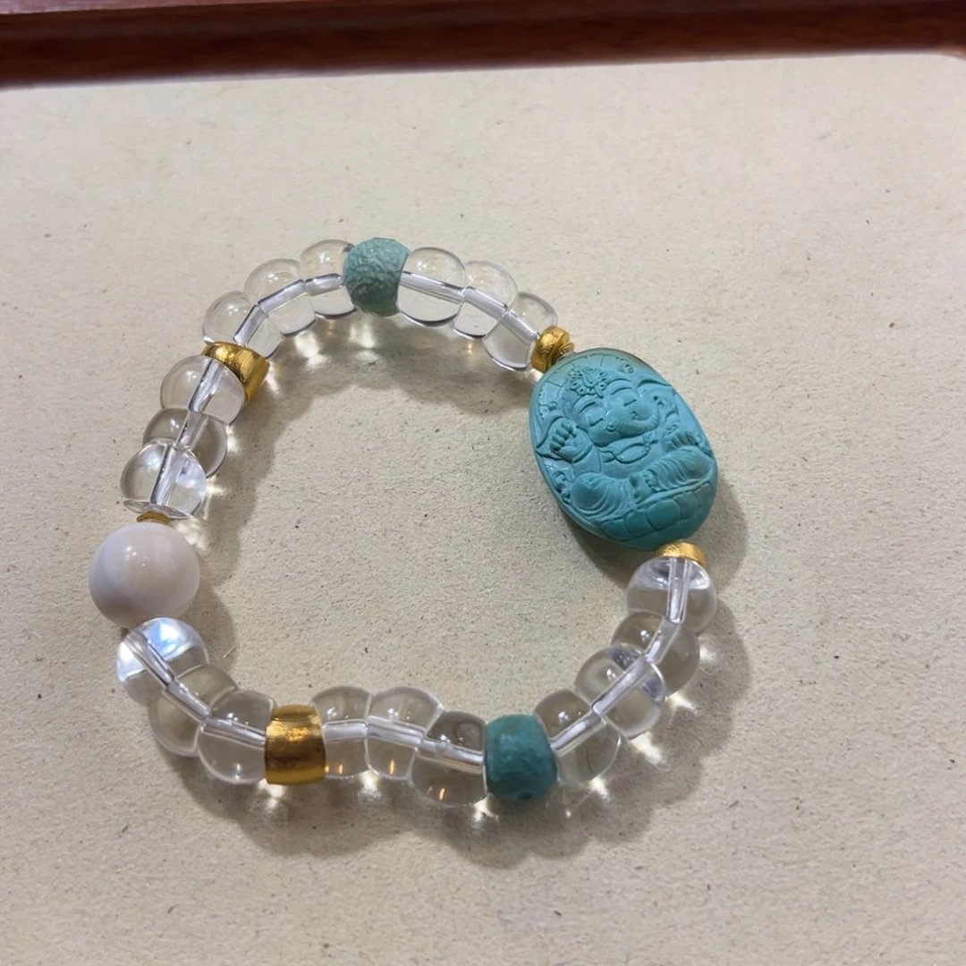 绿松石配件未镶嵌手串