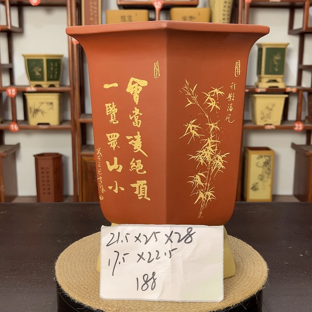 紫砂花盆紫砂花盆