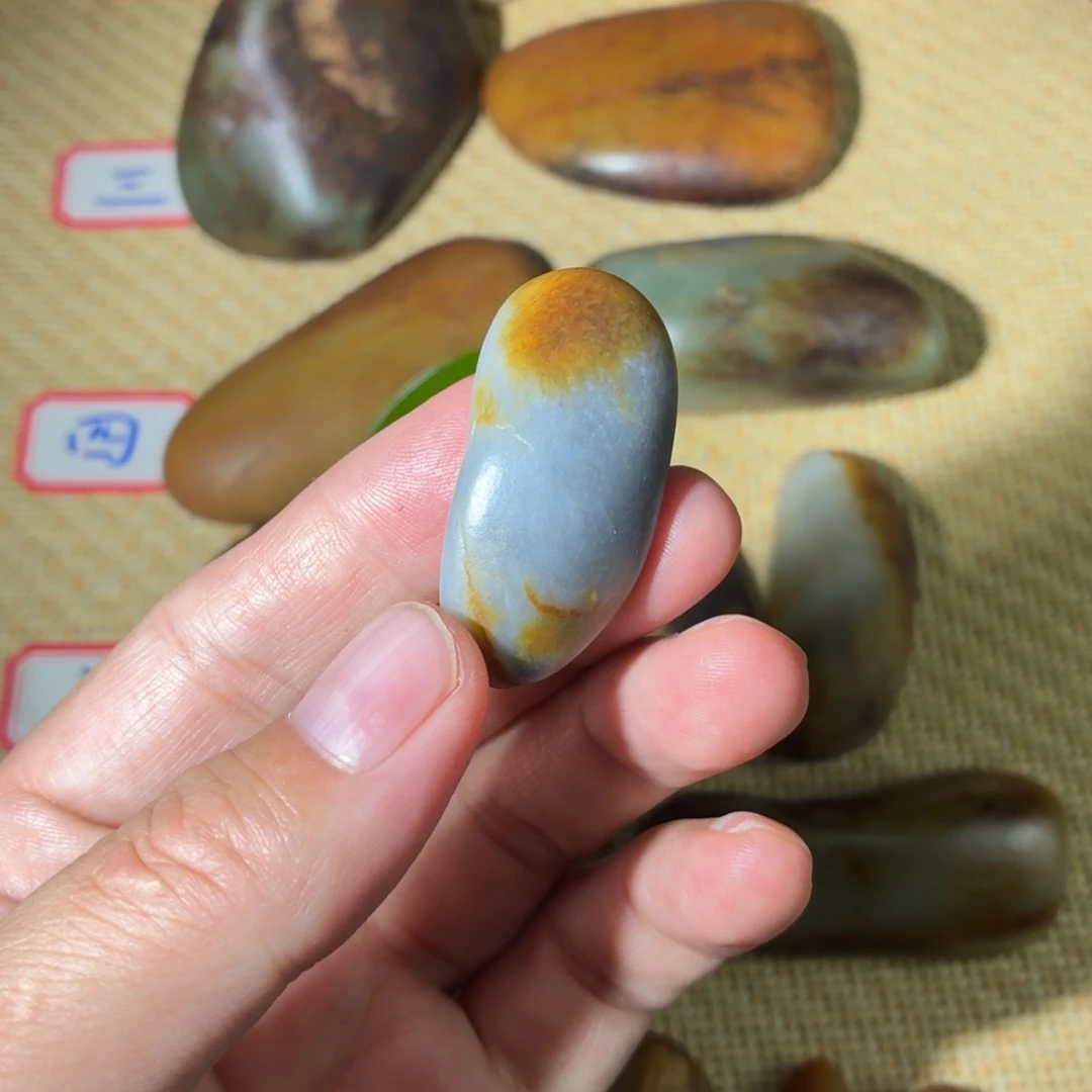 和田玉未镶嵌挂件21.1