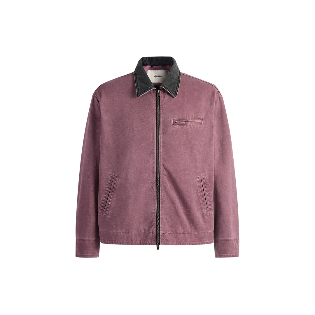 CHINISM赤尘 撞色翻领底特律夹克男秋季美CCKA38B0041