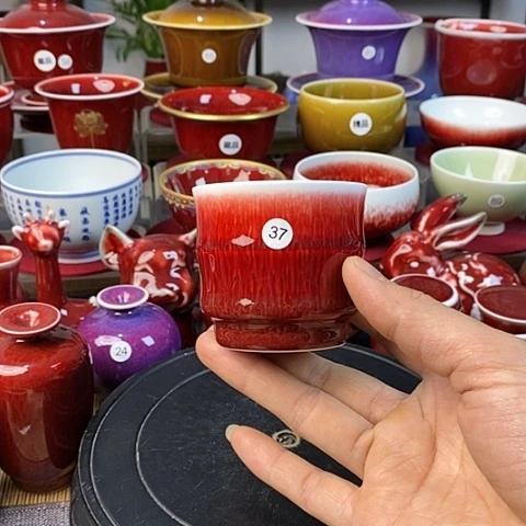 【闪购商品】景德镇名陶雅玩原矿郎红