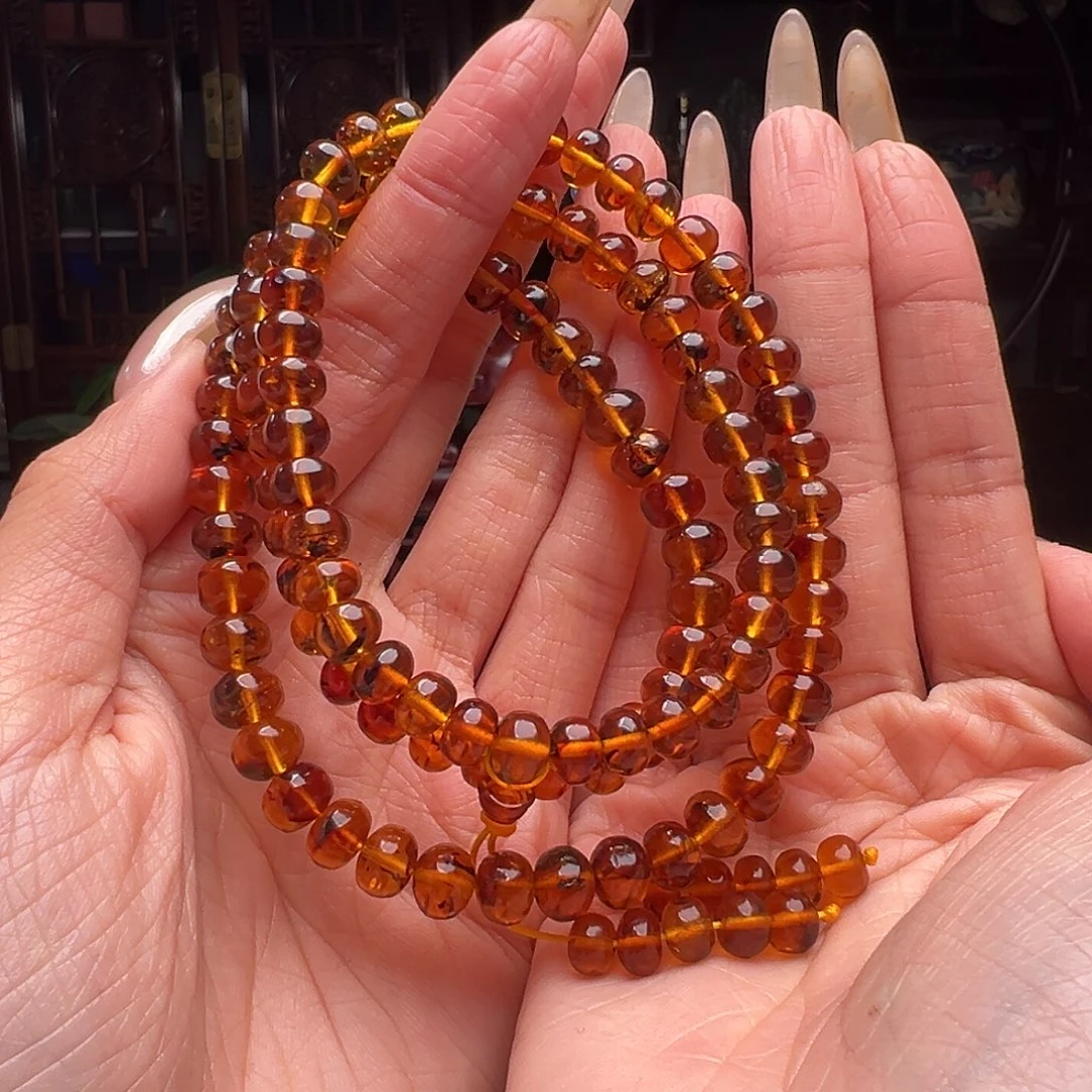 未镶嵌琥珀裸石抚顺琥珀90014七多样性发其一