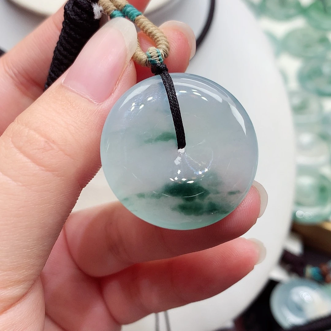 颈饰未镶嵌翡翠编号15，29.3/5.3