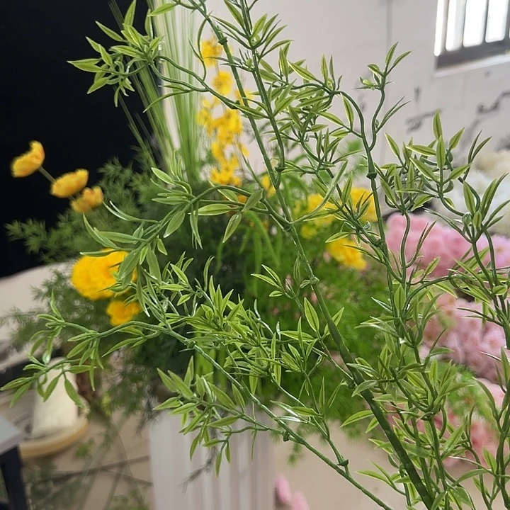 50支 竹叶仿真绿色特价