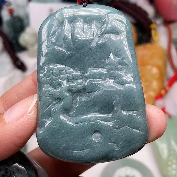 未镶嵌挂件翡翠翡翠