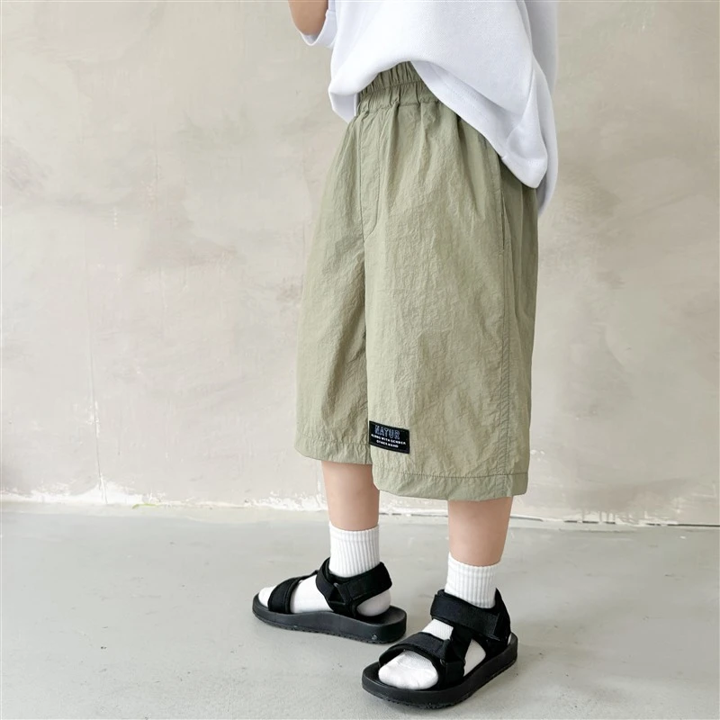 【开播福利】男童五色百搭短裤夏季新款中大童潮搭七分裤|24bk65