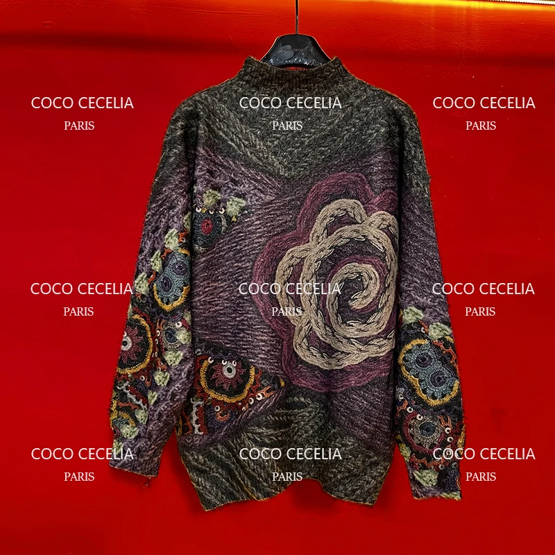 125 梦幻星云套头针织衫