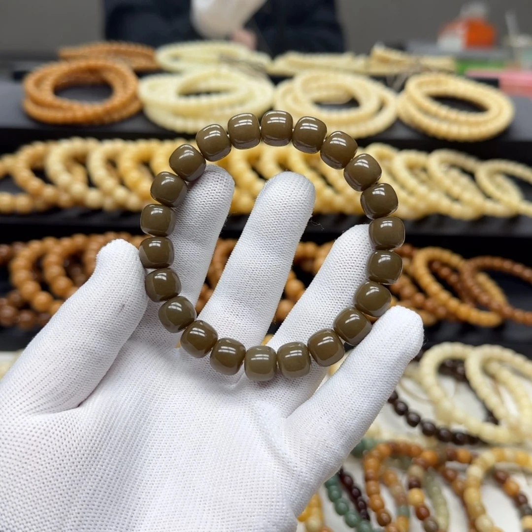 菩提根/象牙果手串10×11 5年 鬼工