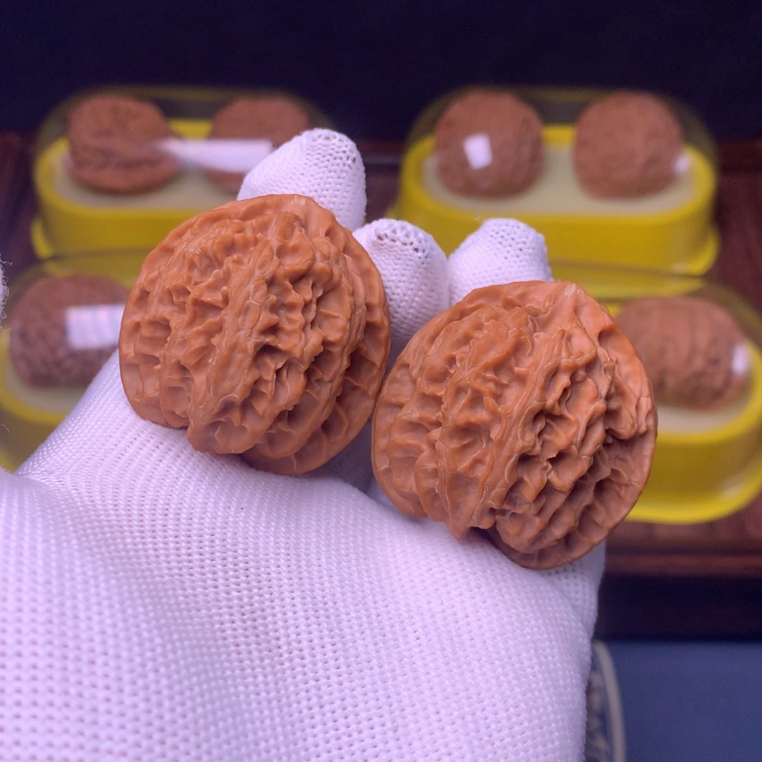 把件文玩核桃38苹果园