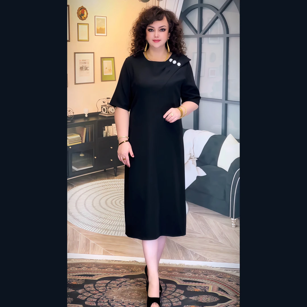 娜孜妮大码辣妈女装 | 大码修身连衣裙