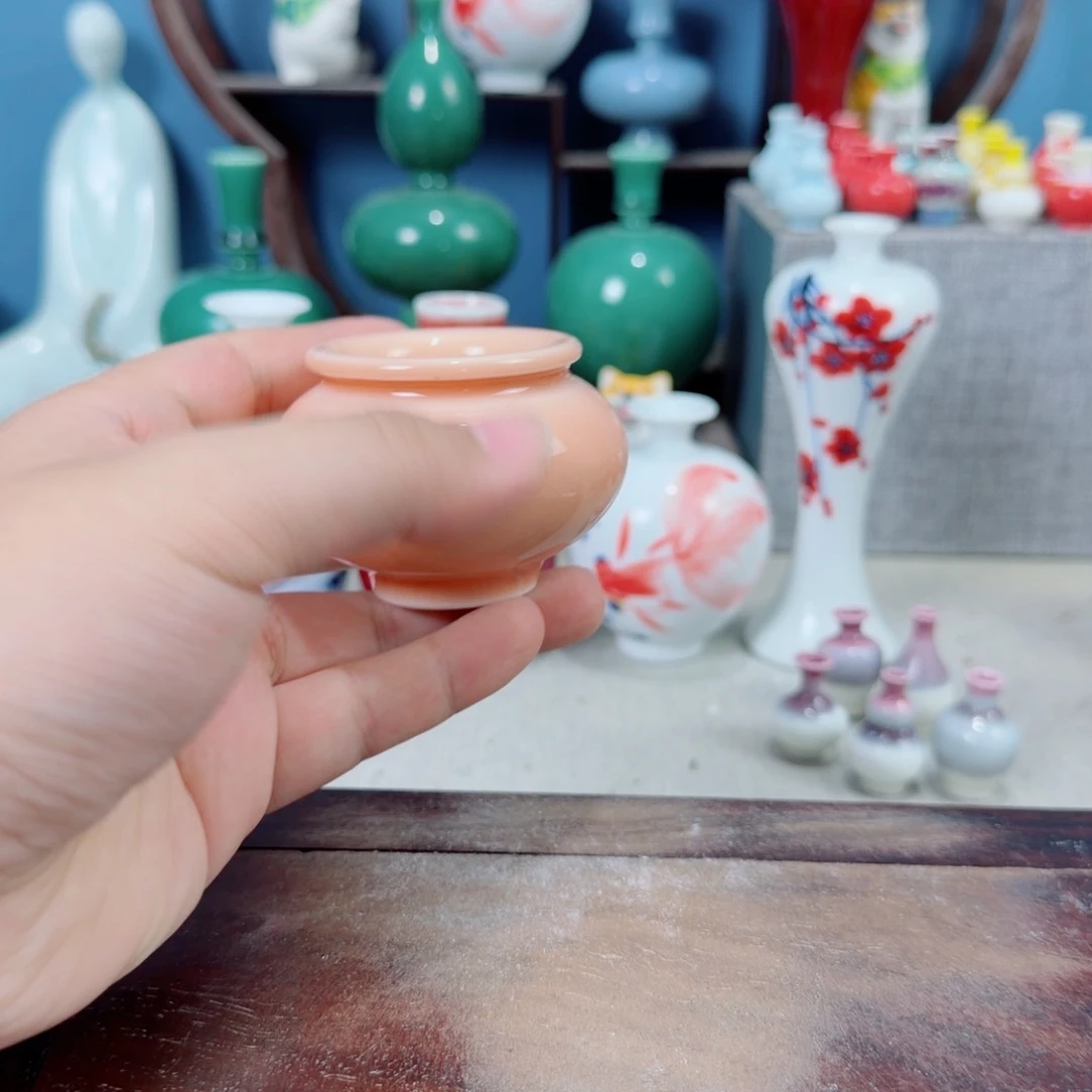 陶瓷手工小花器摆件
