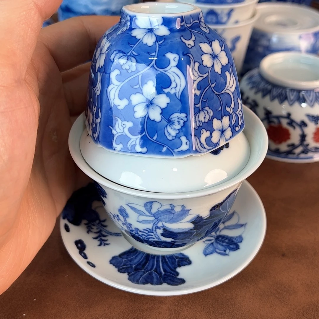 任***行景德镇全手工手绘陶瓷