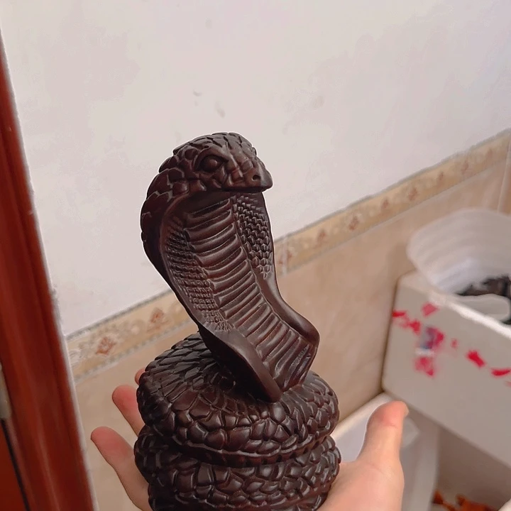 木黑檀木20金钱蛇一只