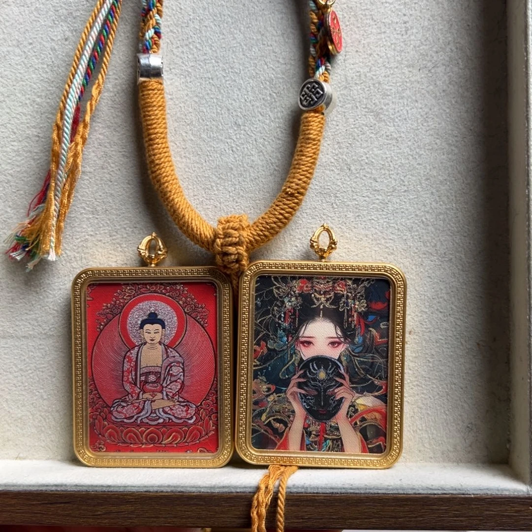 西***狼吊坠双面定制 阿迷 前世今生