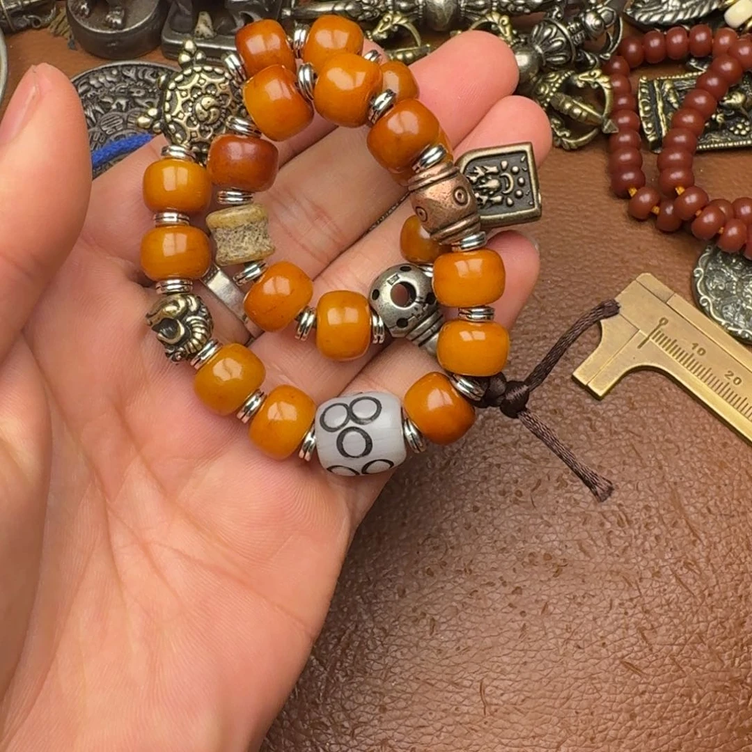 磊藏式风格手串…..