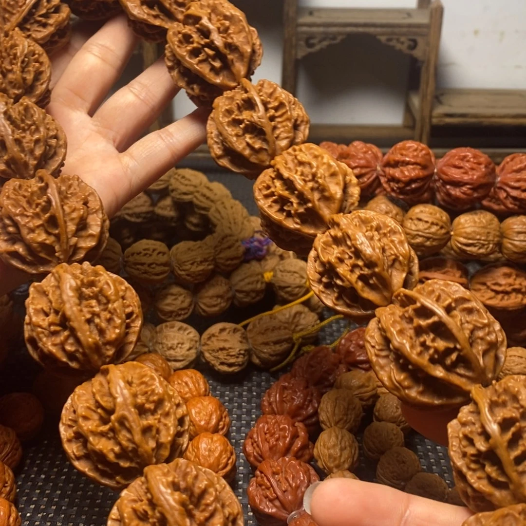 手串文玩核桃粗筋麻花八棱手持