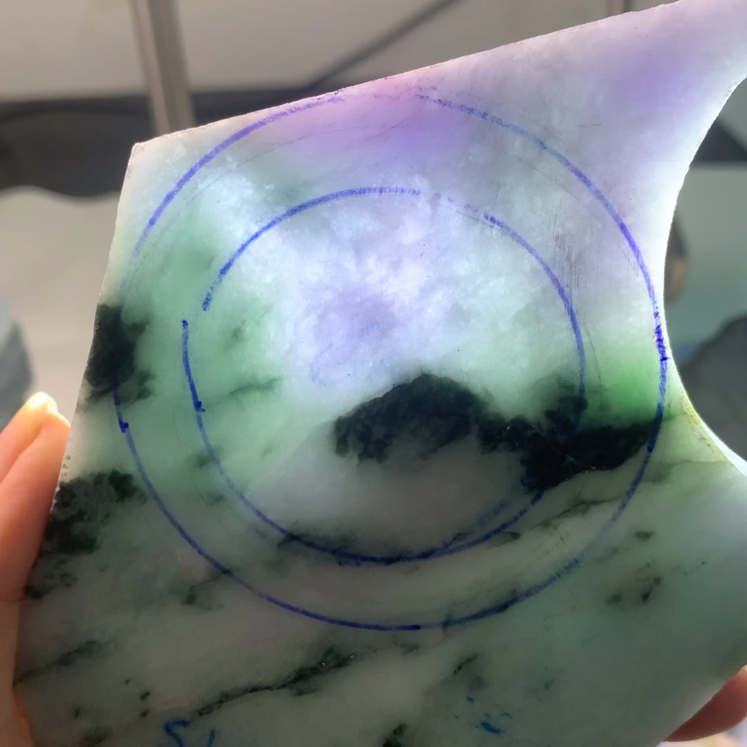 定制翡翠未镶嵌翡翠手镯