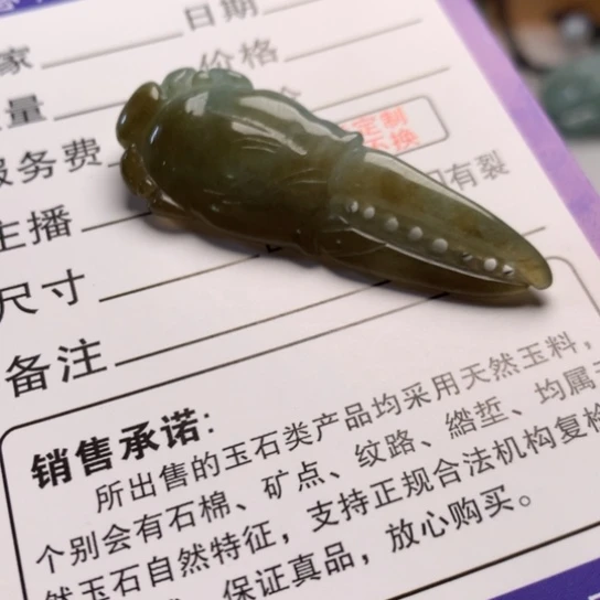 翡翠未镶嵌颈饰翡翠