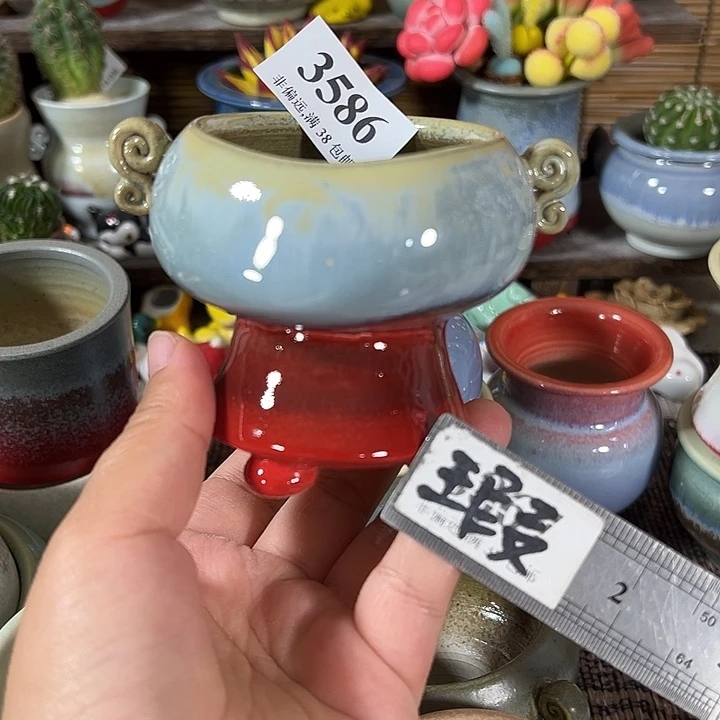 口6高8 手工花盆满30包邮